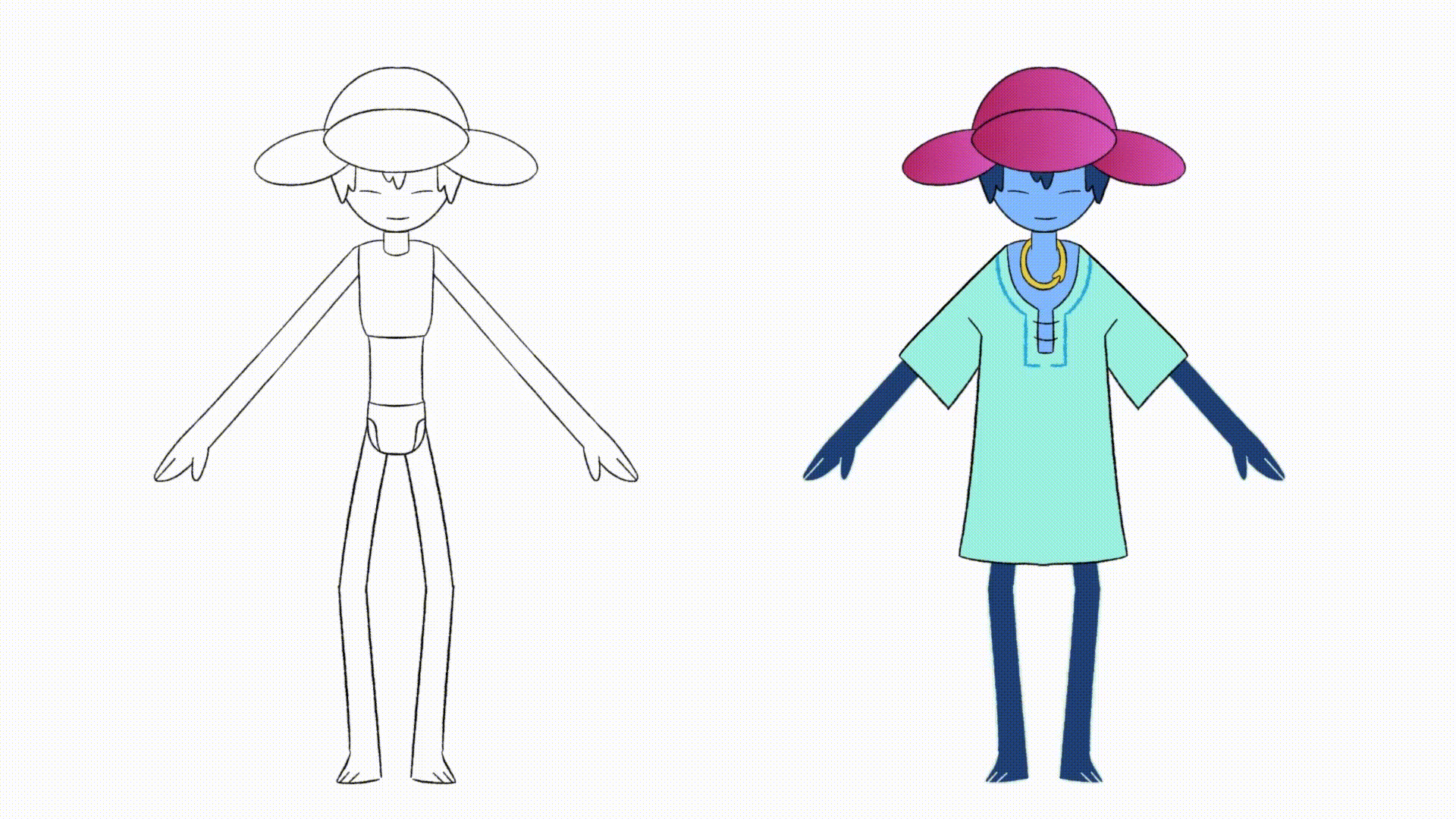 OC, Character Rotation