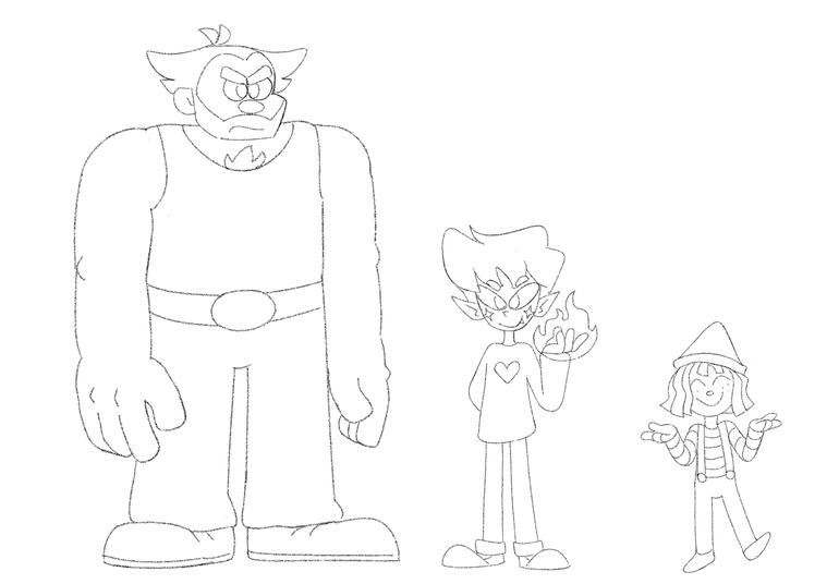 OC, Character design Sheet